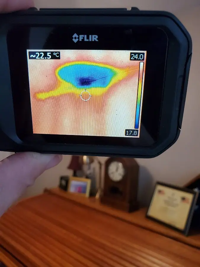 Thermal imaging inspection for water damage in Sun Village